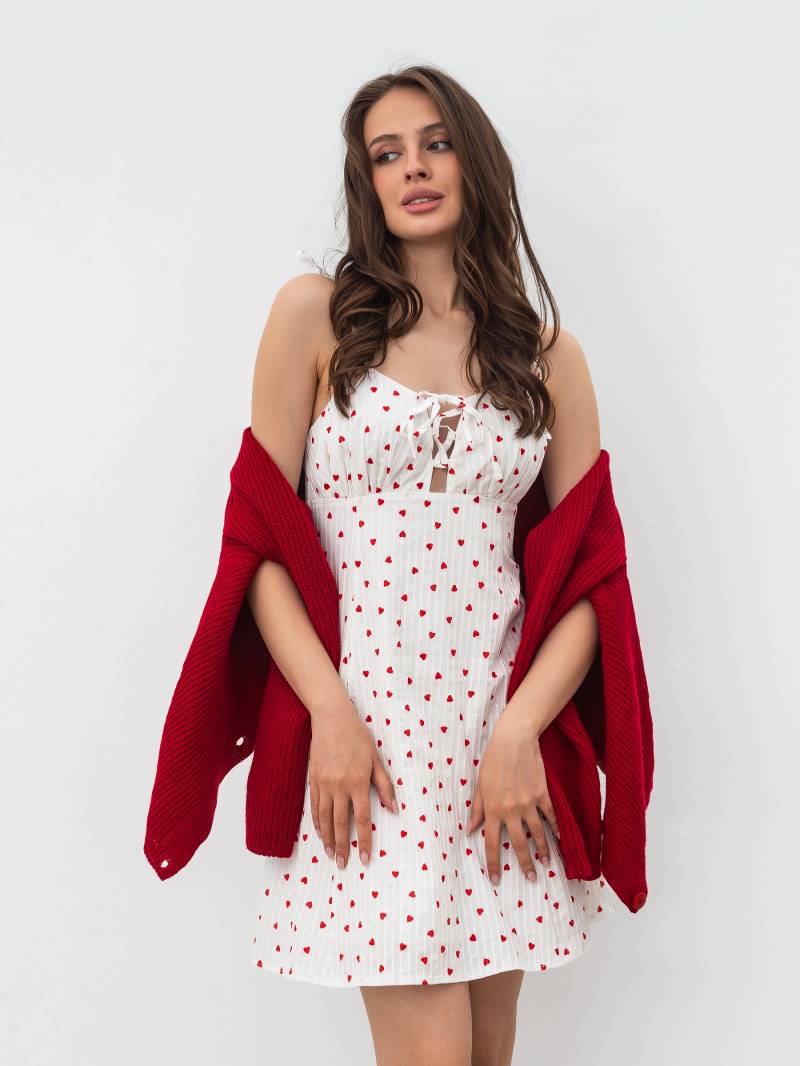 Платье "Гастония" Romashka, Белый+, М 17837