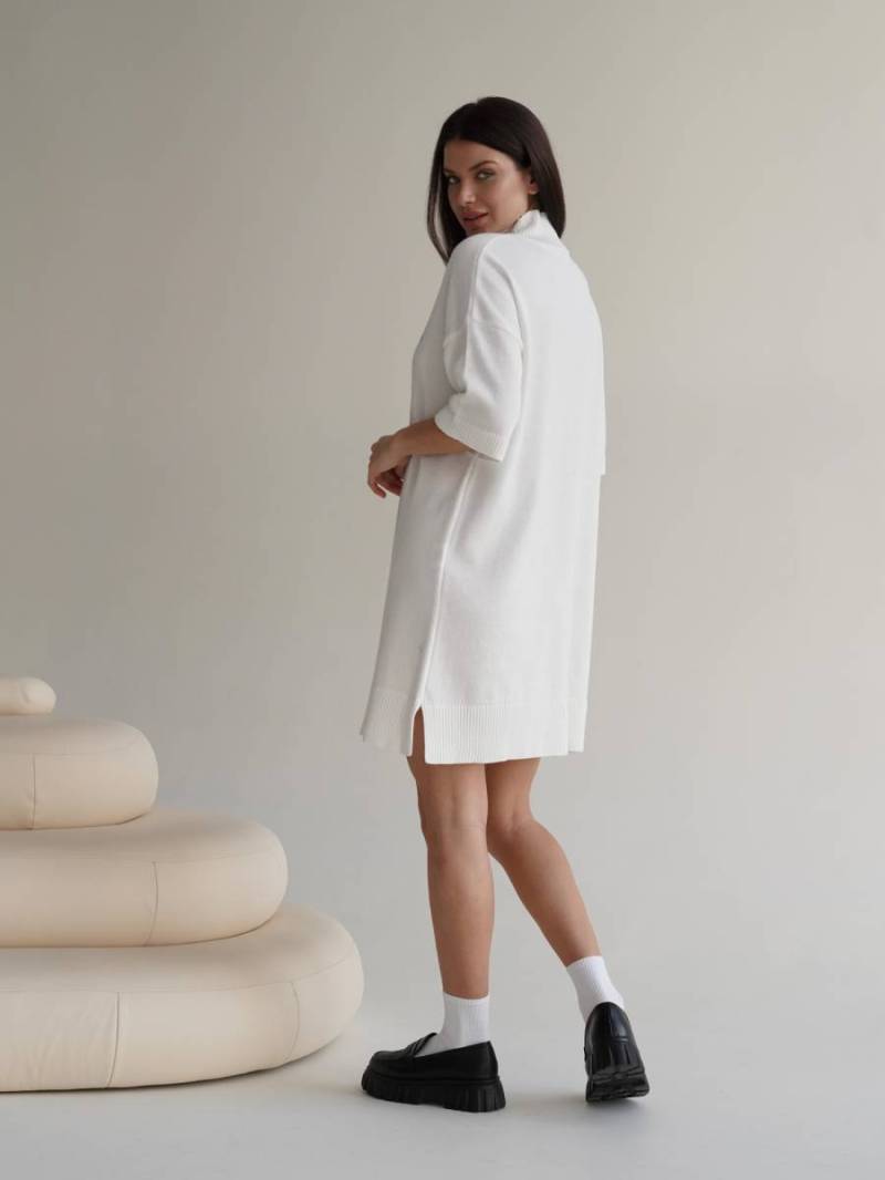 Платье-поло «Роклин» Romashka, Молочный+, One size 15311