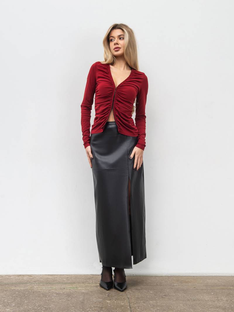 Юбка миди "Унна" Romashka, Черный, XL 18511