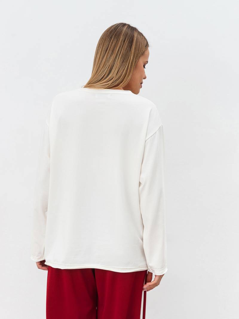Лонг "Вайб" Romashka, Молочный, XS|S 18828