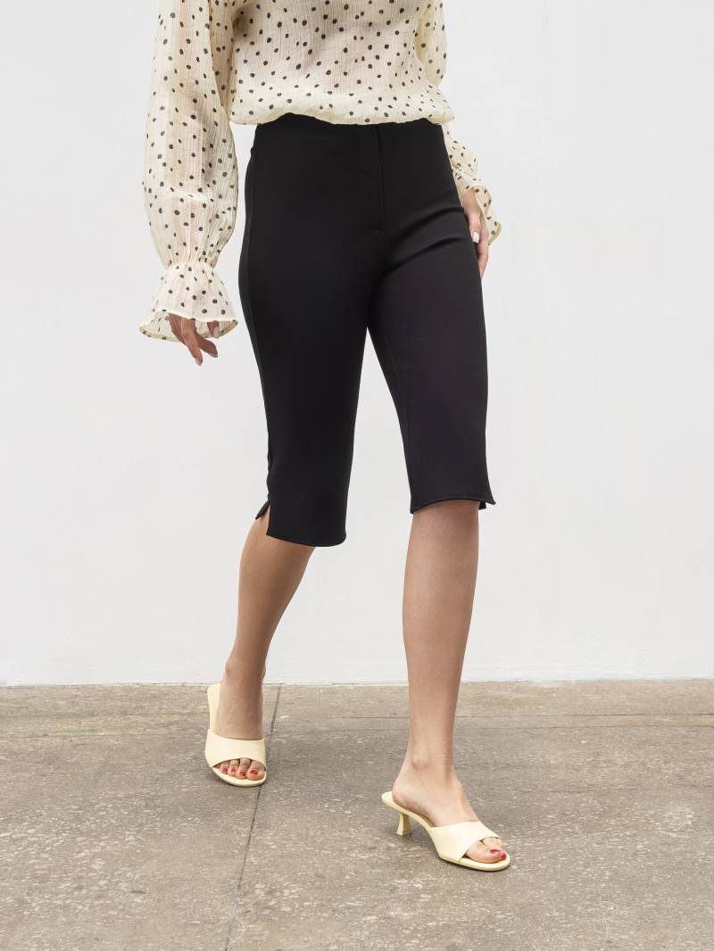 Капри "Одри" Romashka, Черный, S 20198