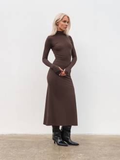 Платье "Дивайн" Romashka, Коричневый, XS|S 19645