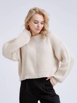 Свитер "Такома" Romashka, Молочный, One size 12756