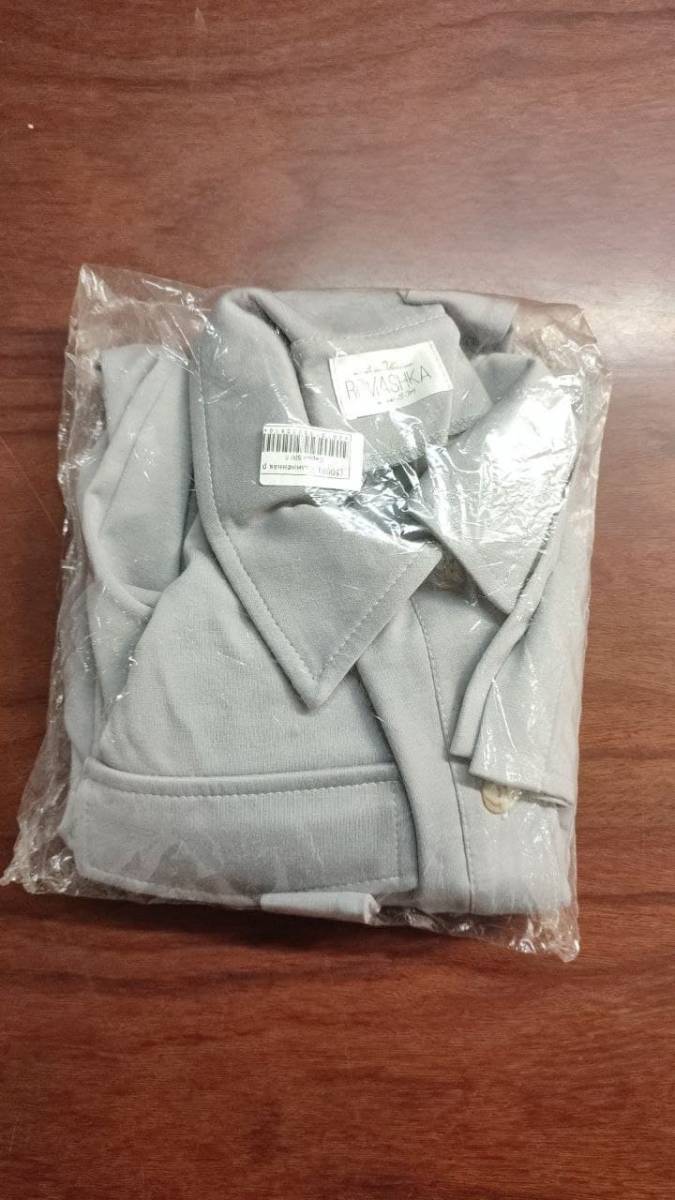 Рубашка "Томск" удлиненная с поясом ОБРАЗЕЦ, Серый, S|M 12133