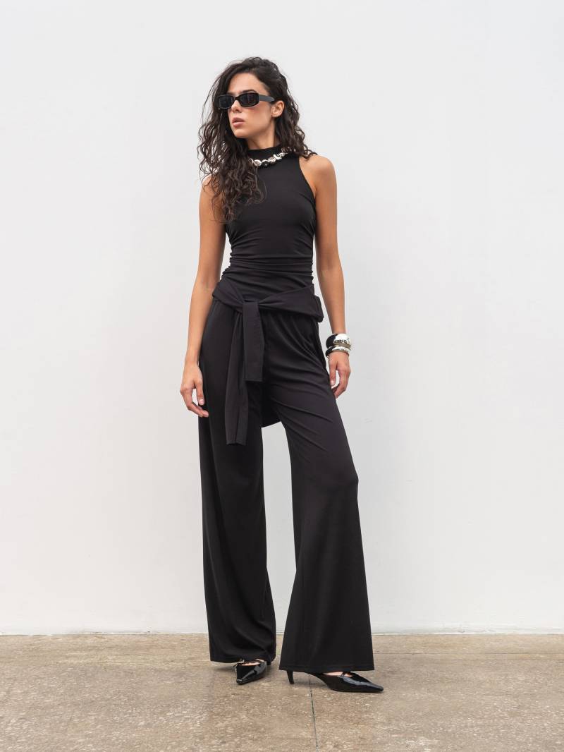 Топ «Драпи» Romashka, Черный, XS|S 19525