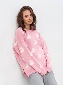 Свитер "Аскания" Romashka, Розовый, One size 18358
