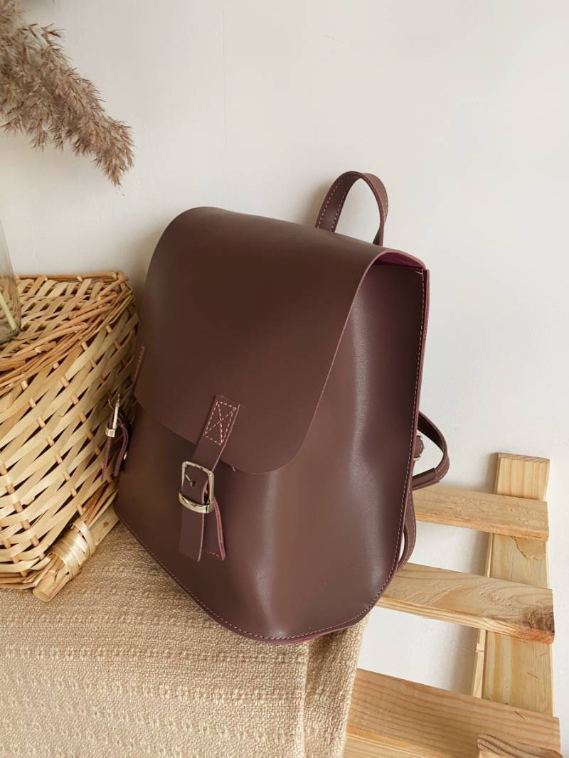 Рюкзак-трансформер "Милтон" со шлейками вместительный Romashka, Темная пудра (2797)