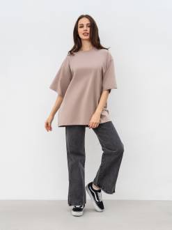 Футболка «Портленд» Romashka, Бежевый, One size Tall 17607