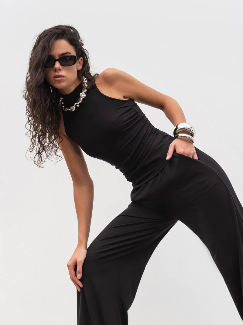 Топ «Драпи» Romashka, Черный, XS|S 19525