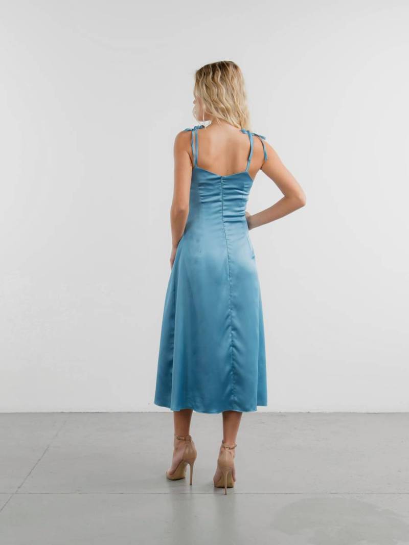 Платье "Сингапур" Romashka, Голубой, L 14039