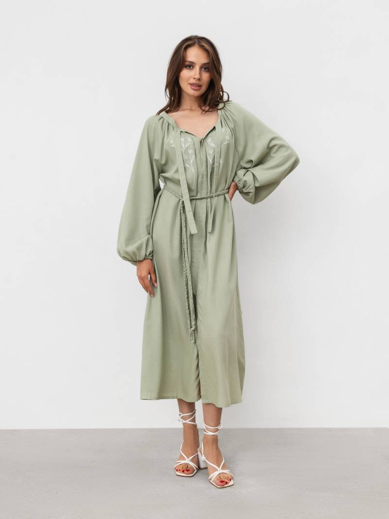 Платье миди «Лейте» Romashka, Фисташковый, L|XL 17865
