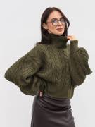 Свитер "Кадис" Romashka, Оливковый, One size 20643