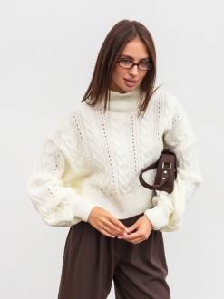 Свитер &quot;Кадис&quot; Romashka, Молочный, One size 19754