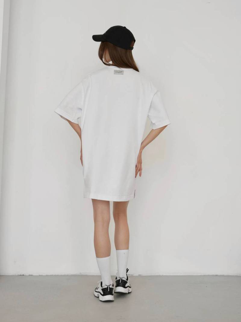 Платье-футболка «Арканзас» Romashka, Белый, One size 15458