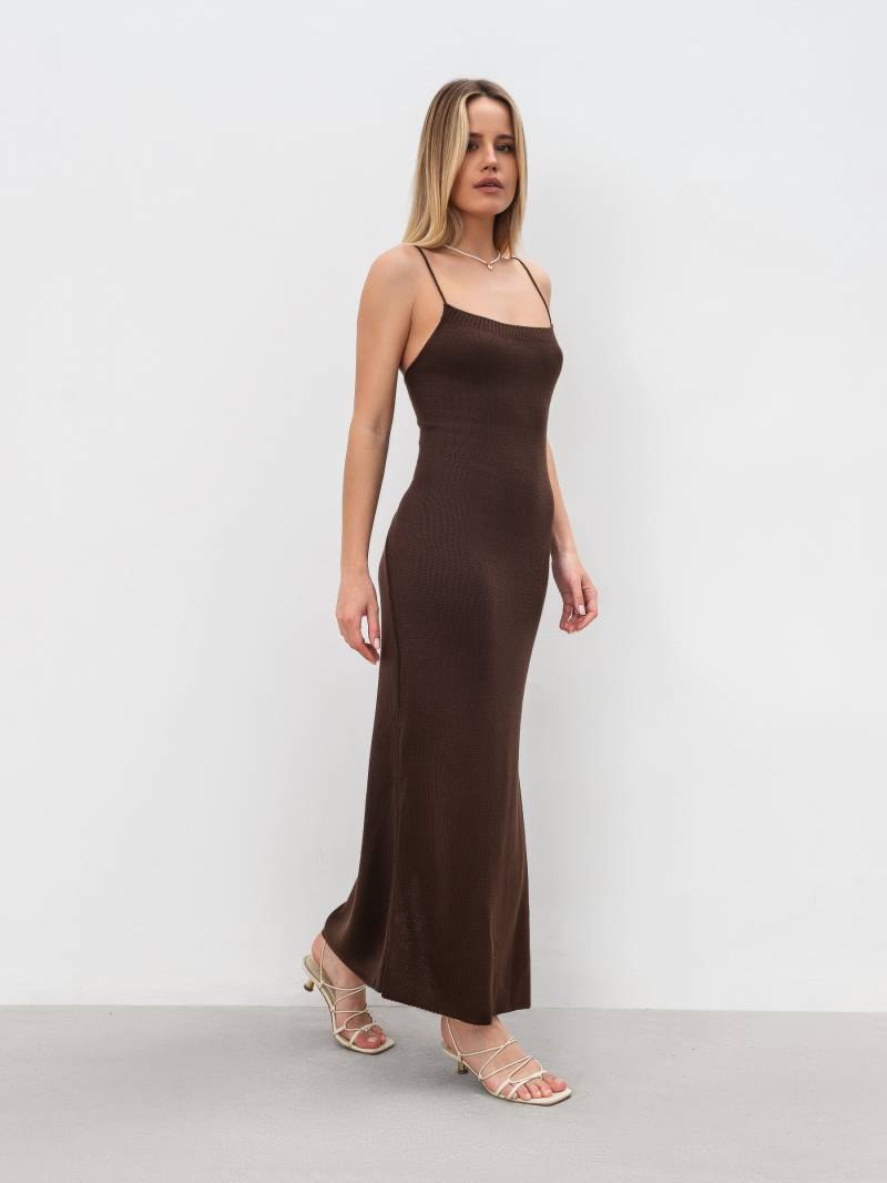 Платье "Майами" Romashka, Коричневый, M|L 17949