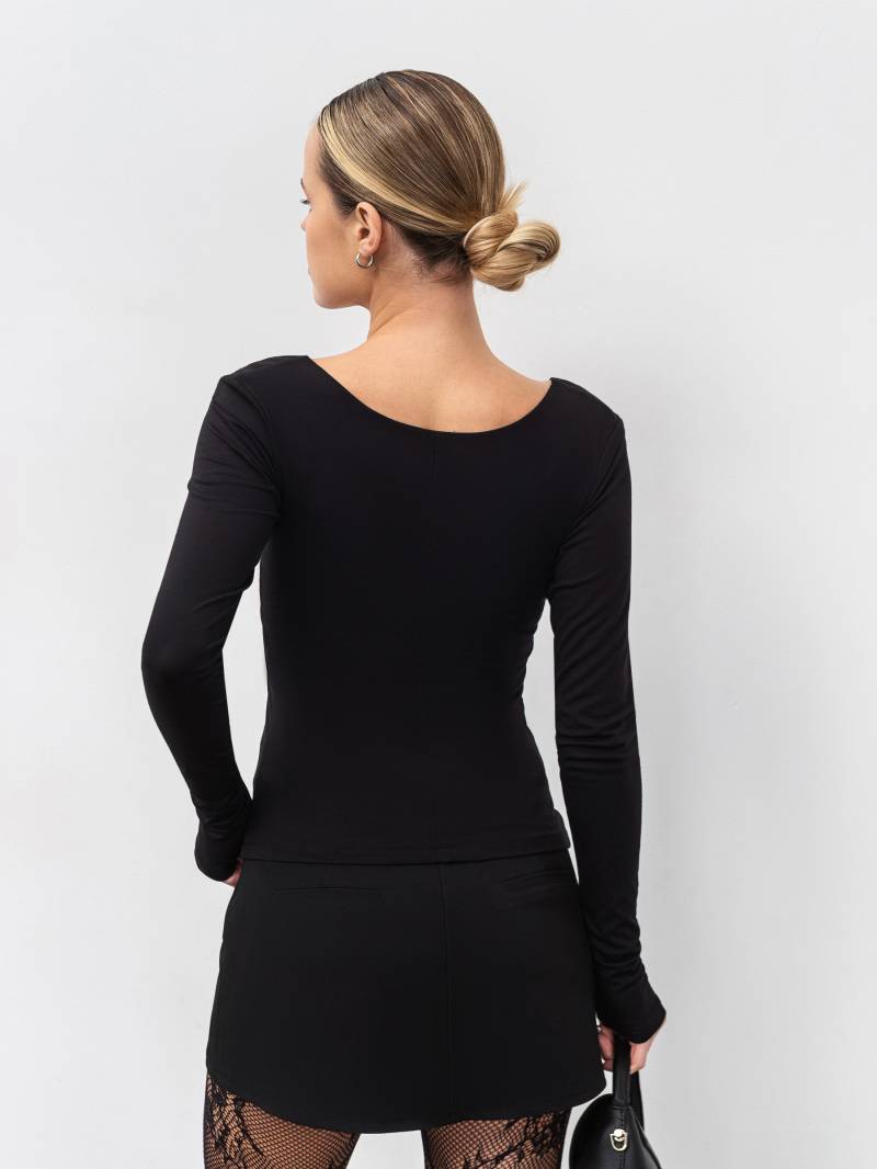 Лонг "Романтик" Romashka, Черный, XS|S 20011