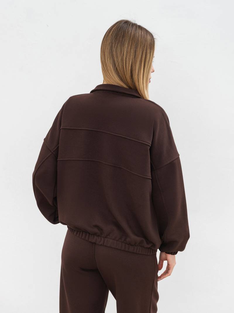 Бомбер "Бабл" Romashka, Коричневый, L|XL 18979