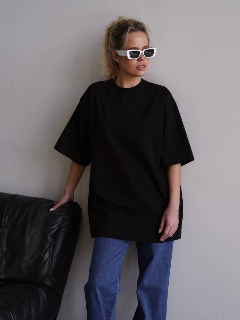 Футболка "Мойта" Romashka, Чёрный, One size, 15143