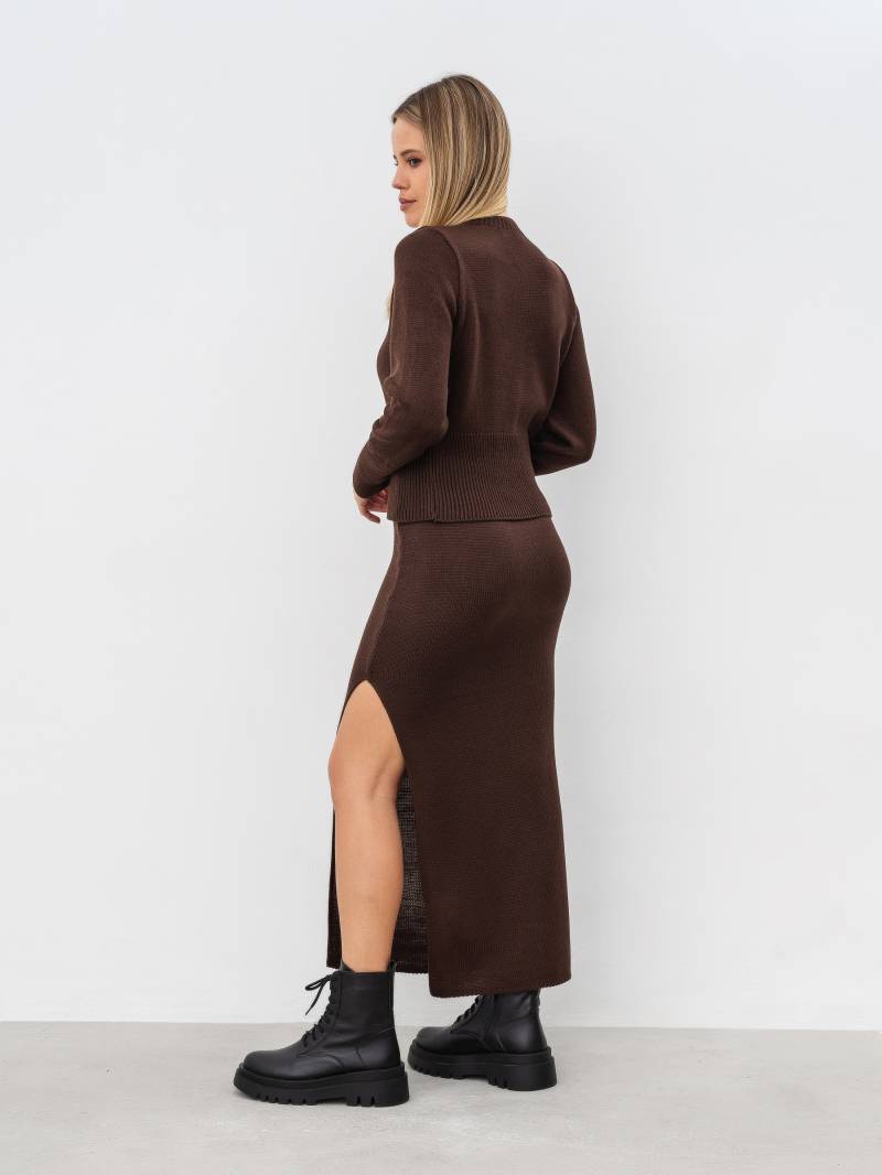 Юбка "Рибейра" Romashka, Коричневый, S|M 17692