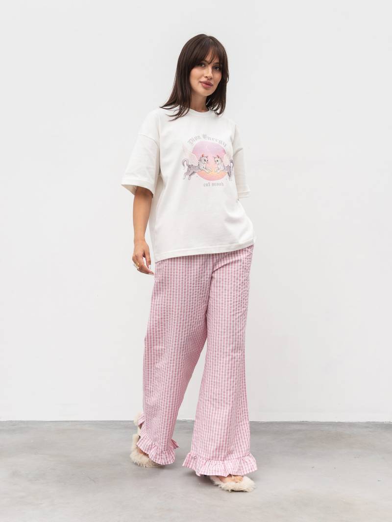 Футболка "Дива" Romashka, Белый+, One size 20385