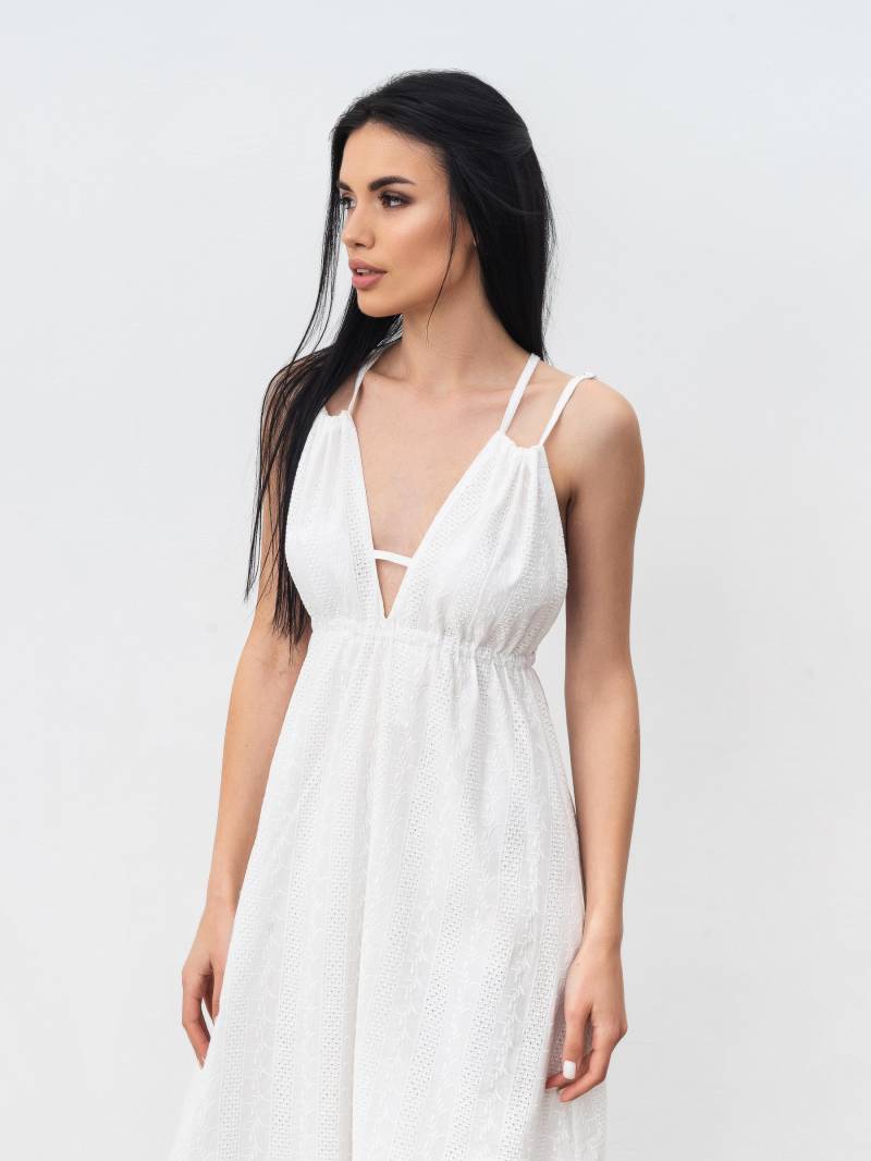Платье «Тихуана» Romashka, Белый, S|M 16112