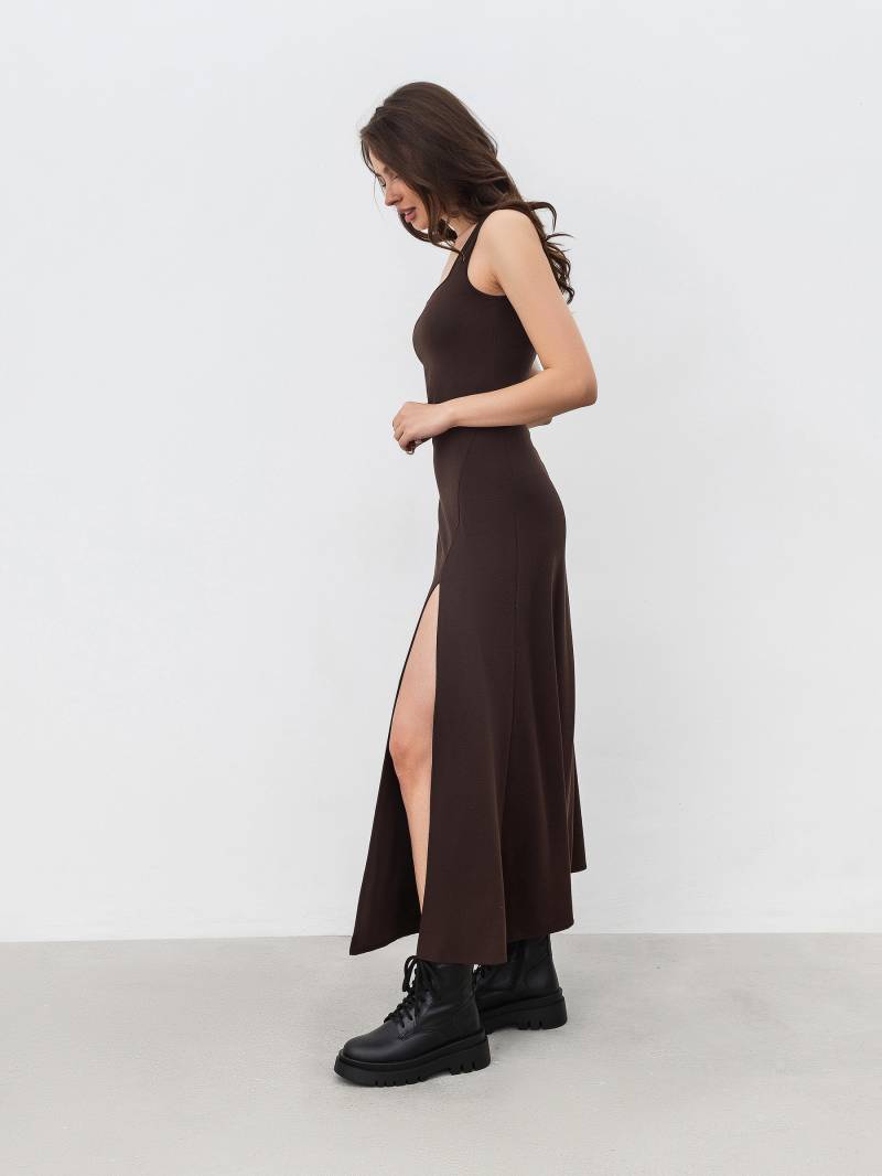 Платье "Видейра" Romashka, Коричневый, XL|XXL 17762