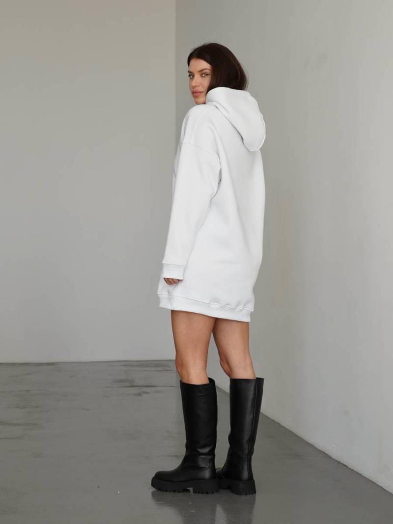 Платье-худи «Канзас» Romashka, белый, One size 14675