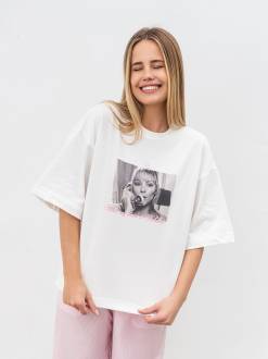 Футболка «Саманта » Romashka, Молочный+, One size 19312