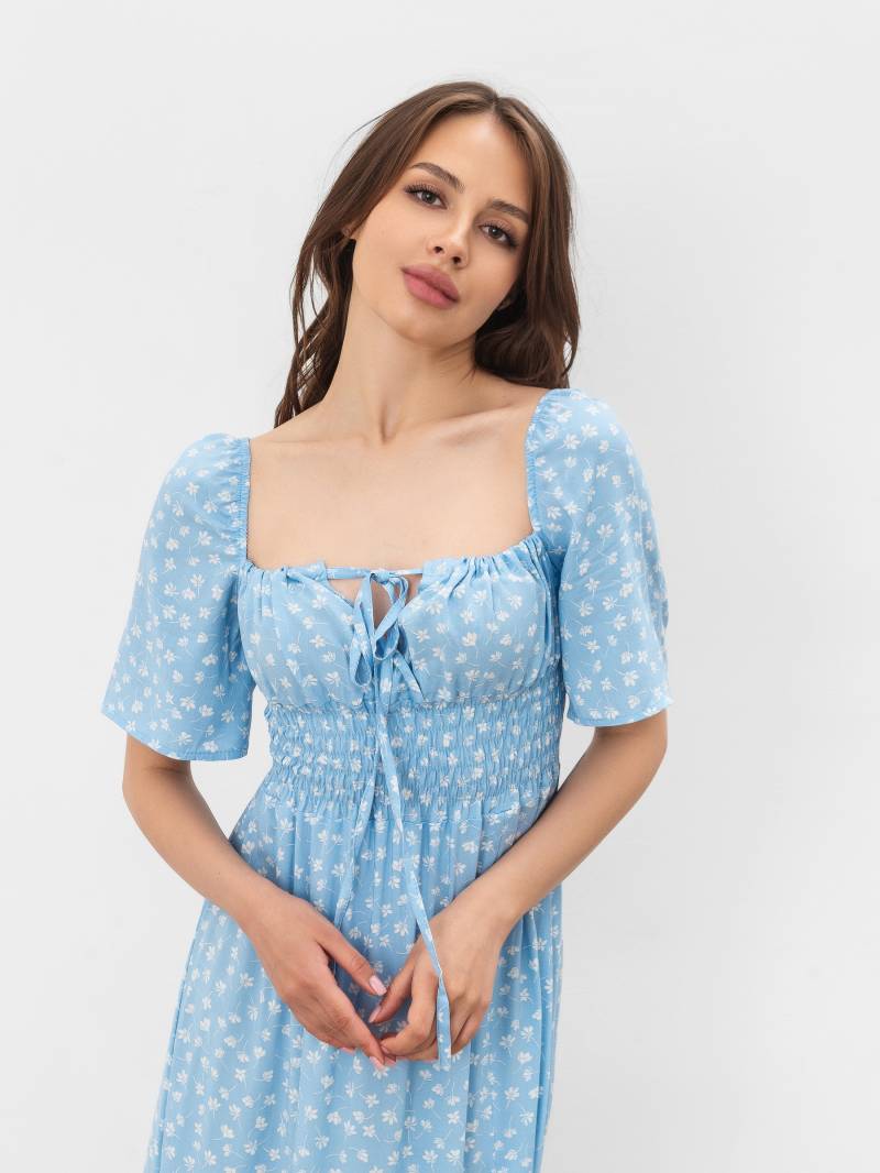 Платье "Флоренция" Romashka, Голубой+, S|M 18008