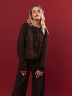 Кардиган «Доминго» Romashka, Коричневый, M|L 17213