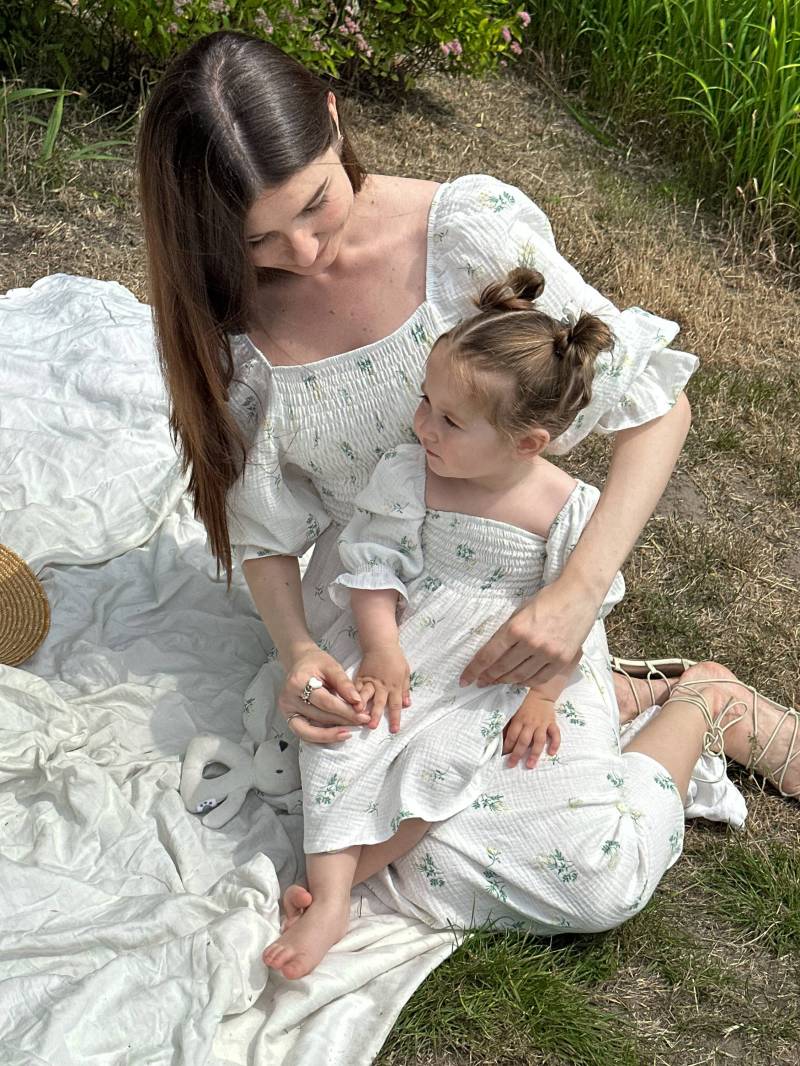 Платье мини "Витория" Romashka, Белый, 9-12 месяцев 18066