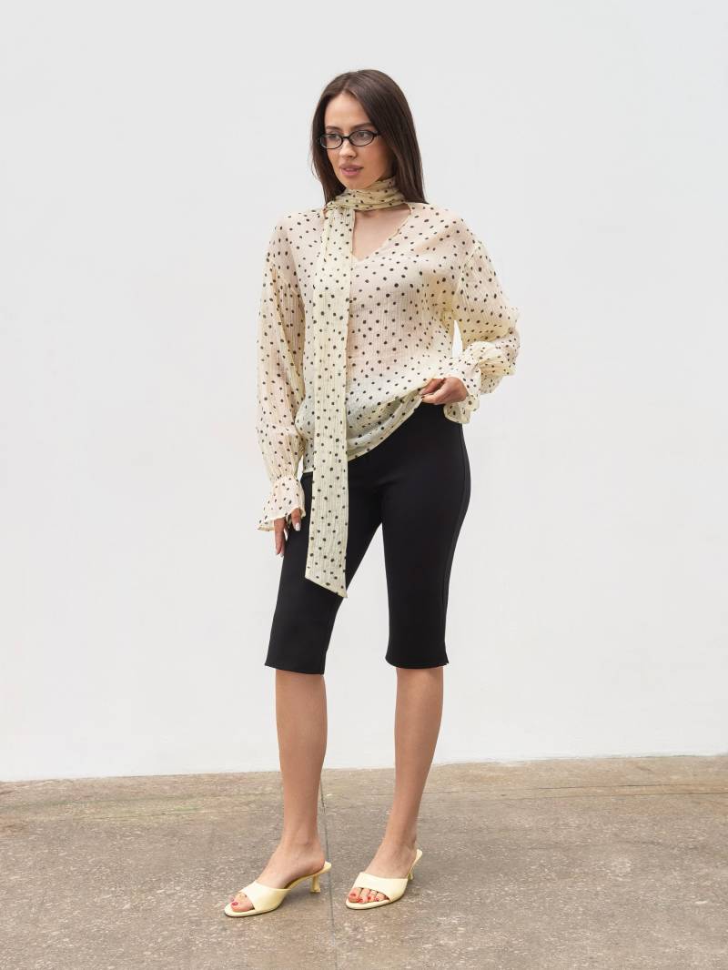 Блуза из тенселя "Белль" Romashka, Бежевый+, L|ХL 20222