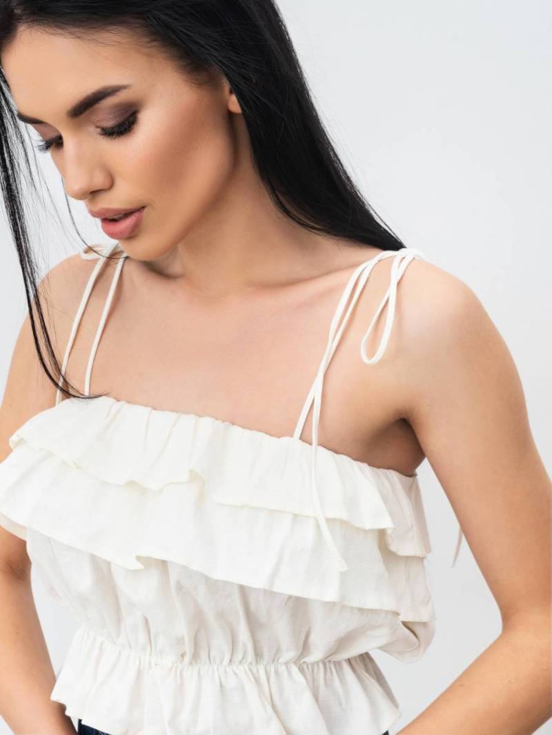 Топ "Лоле" Romashka, Молочный, XS|S 15571