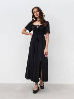 Платье "Флоренция" Romashka, Черный, L|ХL 17794
