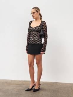 Лонг "Реприза" Romashka, Черный, S|M 20059