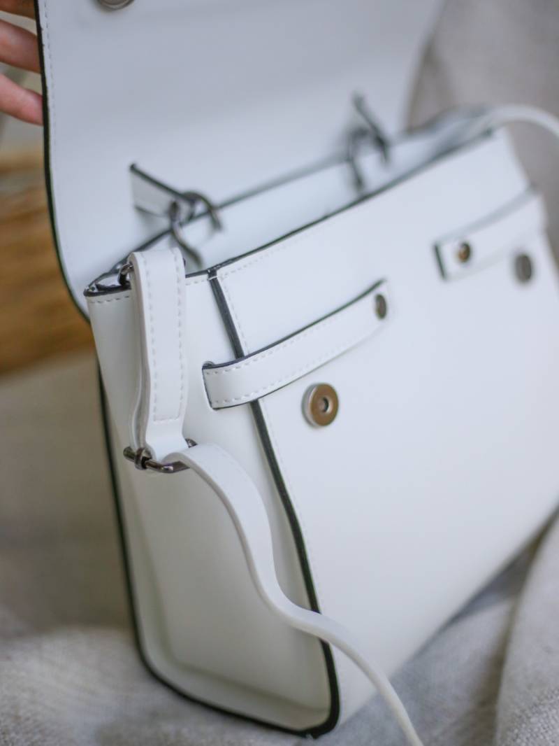 Сумка-трапеция "Рокфорд" с двумя завязками Romashka, Белый (3459)