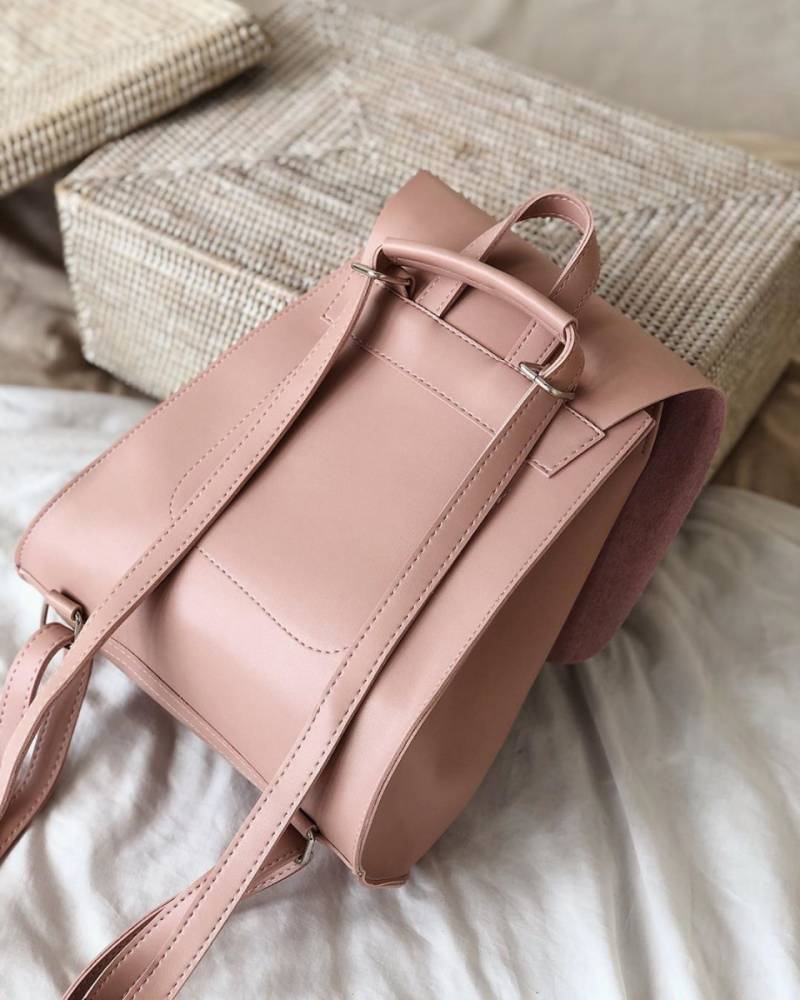 Рюкзак-трансформер "Милтон" со шлейками вместительный Romashka, Пудра (672)