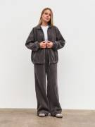 Удлиненный флисовый бомбер &quot;Норд&quot; Romashka, Серый, XS|S 19785