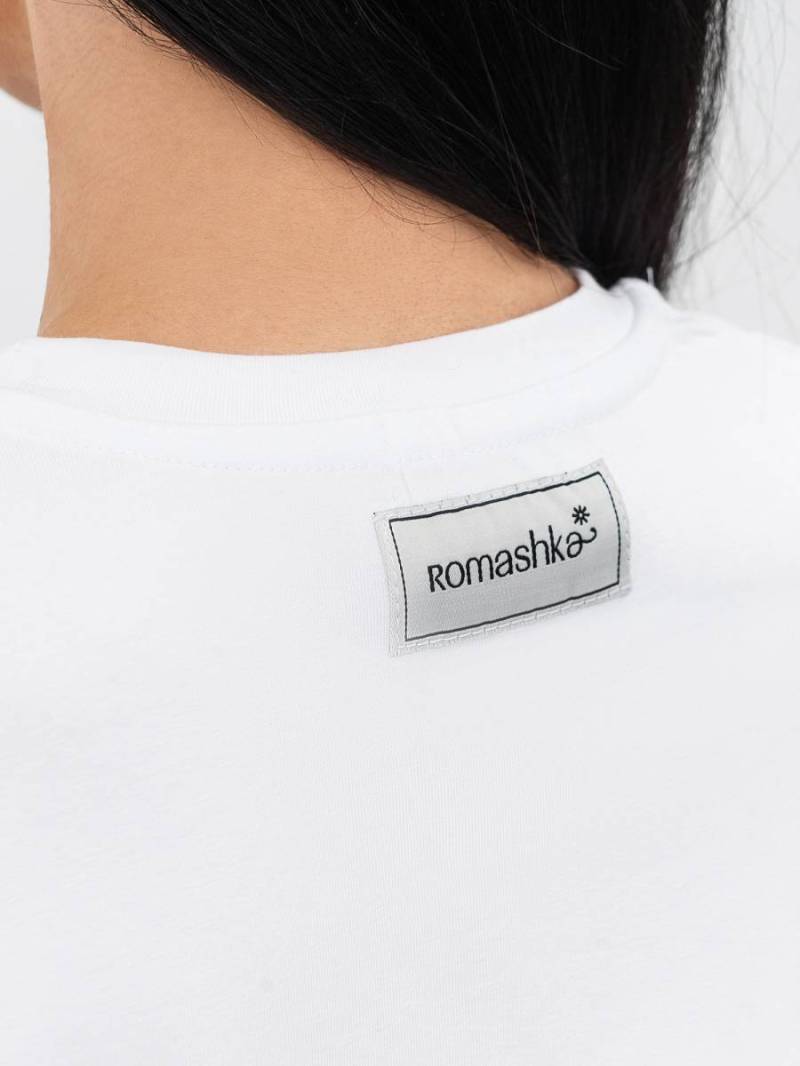 Футболка «Элизабет» Romashka, Белый, One size 16340