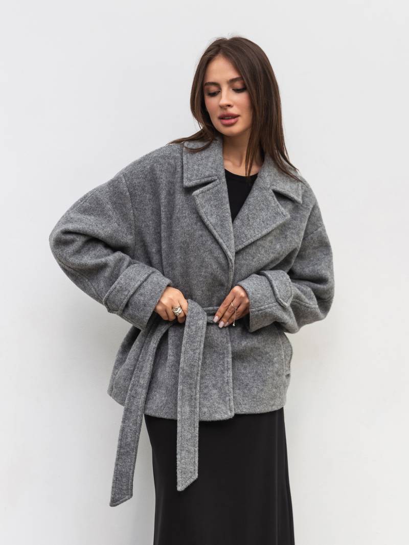 Пальто «Фельт» Romashka, Светло-серый, L|ХL 19939