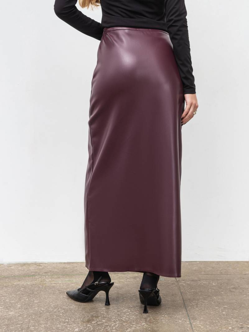 Юбка миди "Унна" Romashka, Бордовый, XL 18516