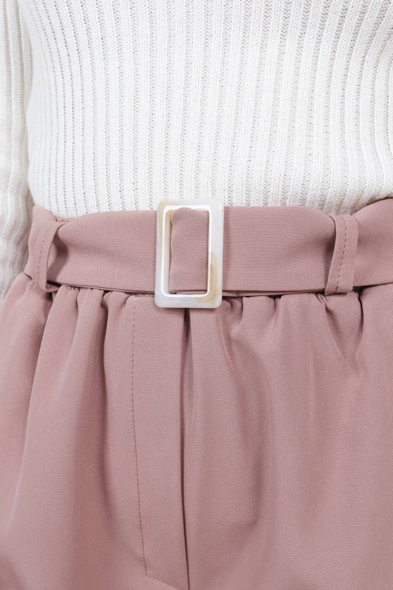 Шорты "Техас" с подворотом на пояске Romashka, Песочный, L (4192)