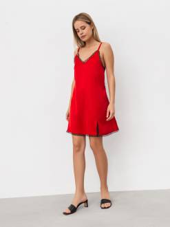Платье-комбинация «Лилтон» Romashka, Красный, S|M 18102