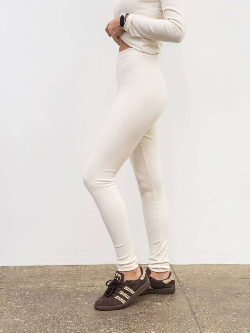 Легинсы из микрофлиса "Флекс" Romashka, Молочный, S 19919