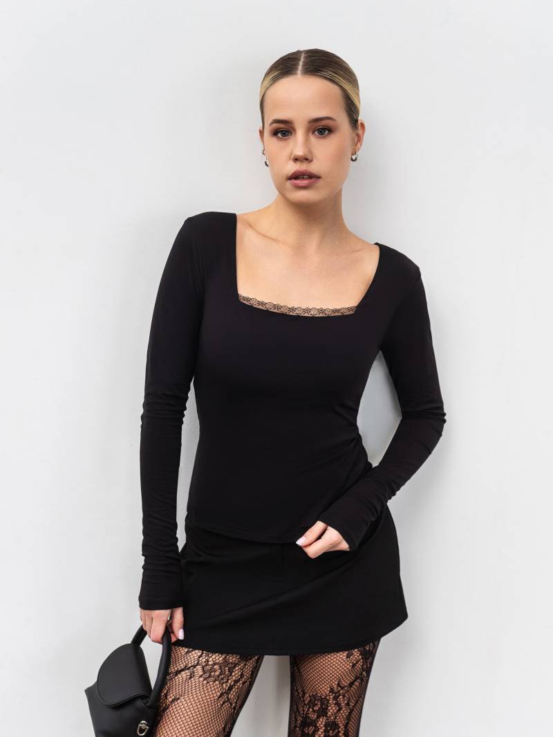 Лонг "Романтик" Romashka, Черный, M|L 20013