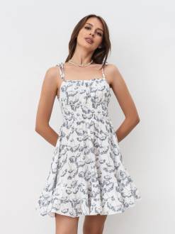 Платье «Португалия» Romashka, Молочний+, M|L 18106