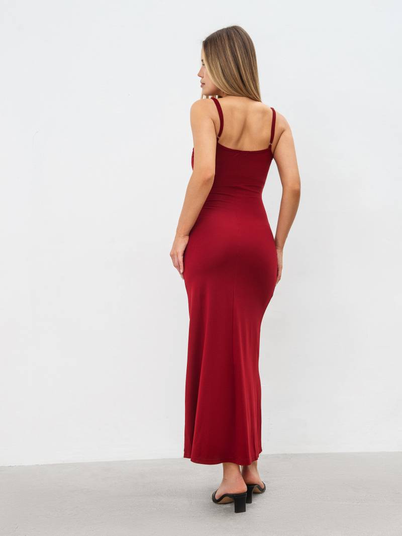 Платье "Сербия" Romashka, Бордовый, XS|S 19029