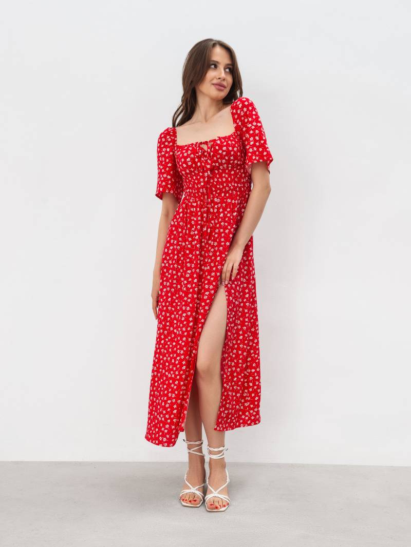 Платье "Флоренция" Romashka, Красный+, M|L 18013
