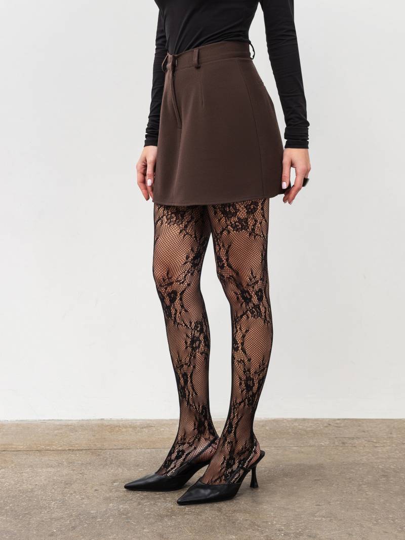 Юбка-шорты "Дарлинг" Romashka, Коричневый, М 20009