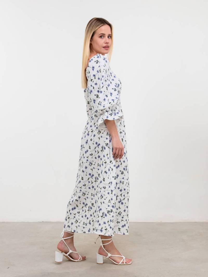 Платье "Витория" ROMASHKA, Белый, S/M 15550